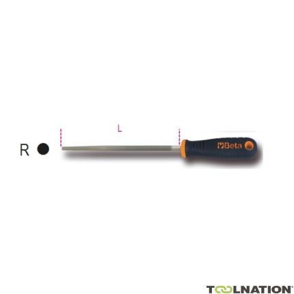 Beta 017190329 1719BMD12/R Lime bistrattate, rotonde con manico 300 mm - 1