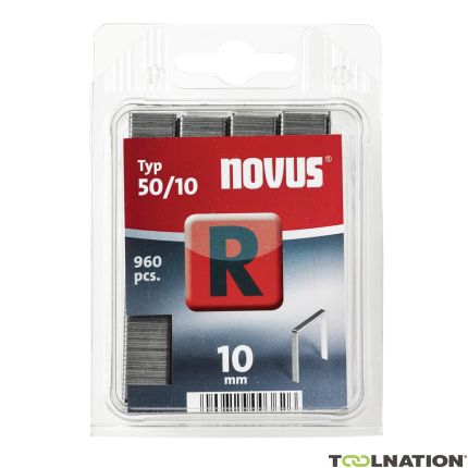 Novus 042-0467 Graffe a filo piatto R 50/10MM, 960 pezzi - 1