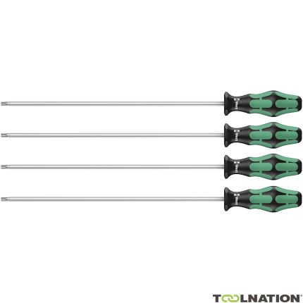 Wera 05028074001 367/4 Set di cacciaviti TORX HF Kraftform Plus con funzione di presa, 4 pezzi - 1