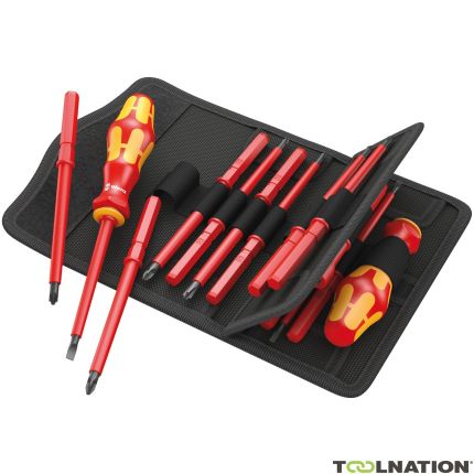 Wera 05347107001 Set di cacciaviti Kraftform Kompakt VDE 60 i/62 i/65 i/18, 18 pezzi - 1