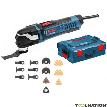 Bosch Professional GOP 40-30 Multitool professionale 400 watt in L-Boxx 0601231001 + accessori - 1