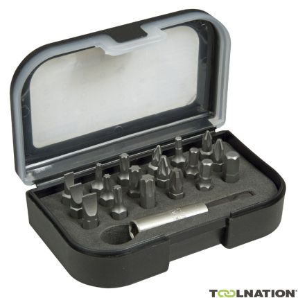 Stanley 1-13-901 Set di punte Expert Pro 1/4" - Portapunte (19 pezzi) - 1