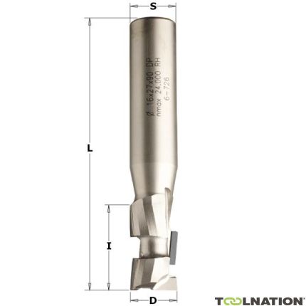 CMT 140.182.61 Fresa diamantata con taglio a forbice 18 mm, gambo 16 x 45 mm - 1