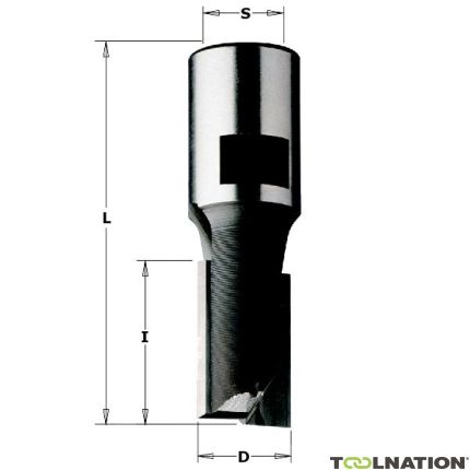 CMT 170.150.11 15 mm Fresa per scanalature con attacco filettato femmina M12 destro - 1