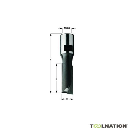 CMT 182.200.11 20 mm Fresa per scanalature con attacco filettato femmina M10 destro extra lungo - 1