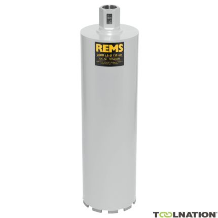 Rems 181460 R UDKB-LS 132x420xUNC 1 1/4 Punta per carota diamantata Saldata al laser Secco/umido - 1