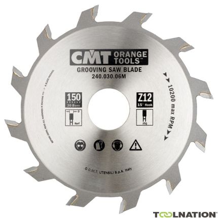 CMT 240.040.07M Sega per scanalature Linea industriale 180 x 30 x 18T Spessore 4 mm - 1