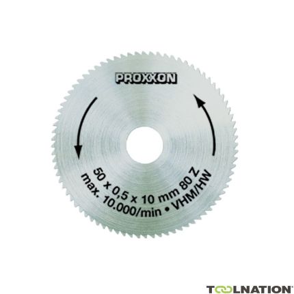 Proxxon 28011 Lama in metallo duro (solida) 50 x 0,5 mm 80T - 1