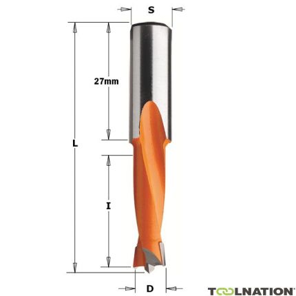 CMT 310.040.11 Punta da trapano per tasselli 4 mm, gambo 10x27 destro - 1