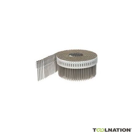 Paslode Fijaciones 312813 Chiodo a spirale IN-TAPE 2,5 X 35 Anello in acciaio inox Testa della lente 13.650 pezzi - 1