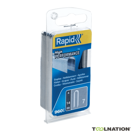 Rapid N. 7 graffette per cavi 14 mm 40109524 960 pezzi - 1