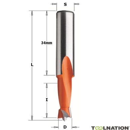 CMT 361.060.11 Punta per tasselli 6 mm, gambo 10x34, destra - 1