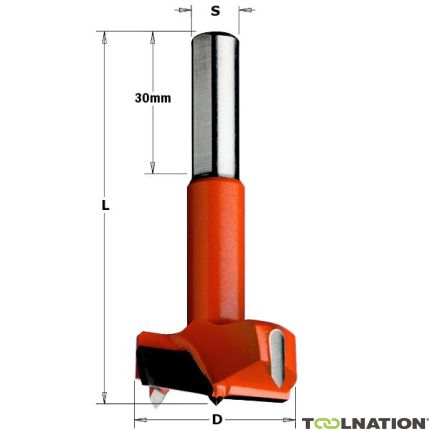 CMT 370.180.11 Punta per testa di cilindro 18 mm, gambo 10x30, destra - 1