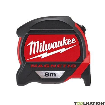 Milwaukee 4932464600 Metro a nastro Magnetic GEN III 8 mtr. - 1