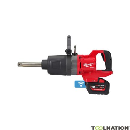 Milwaukee 4933471756 M18 ONEFHIWF1D-121C a una chiave da 1" Batteria a combustibile Chiave ad impulsi con impugnatura a D + albero esteso 18V 12Ah Li-Ion - 1