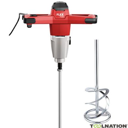 Flex-tools 495913 MXE1200 + WR2 140 Mixer 1200 Watt con 1 marcia e interruttore di velocità - 1