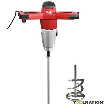 Flex-tools 495921 MXE1202 + WR2 140 mixer 1200 Watt con 2 marce e selettore di velocità - 1