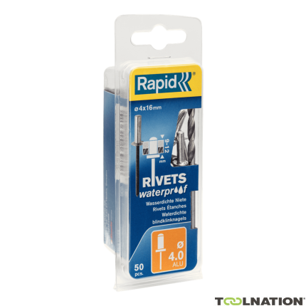 Rapid Rivetti ciechi impermeabili Ø4,0 x 16 mm 5000401 50 pezzi - 1