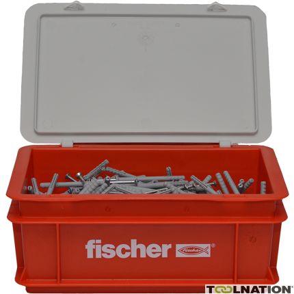 Fischer 523728 Tassello per chiodi N 6 x 80/50 S BOX con testa svasata 300 pezzi - 1