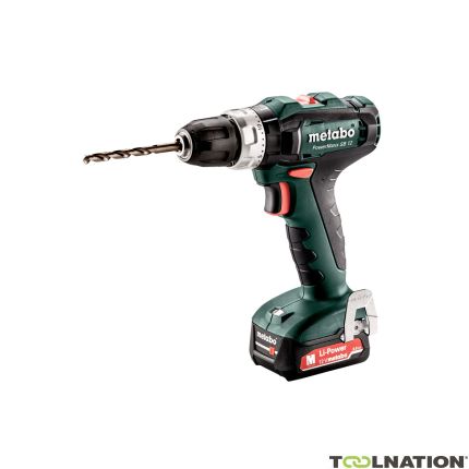 Metabo PowerMaxx SB 12 Trapano a percussione a batteria 12V 2,0Ah Li-Ion in metabox 601076500 - 1