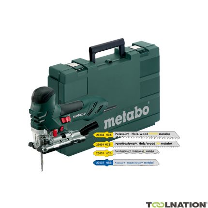 Metabo 601403510 Seghetto alternativo STE140 Plus 750 Watt 140 mm Quick + Valigetta + 20 lame per seghetto alternativo - 2