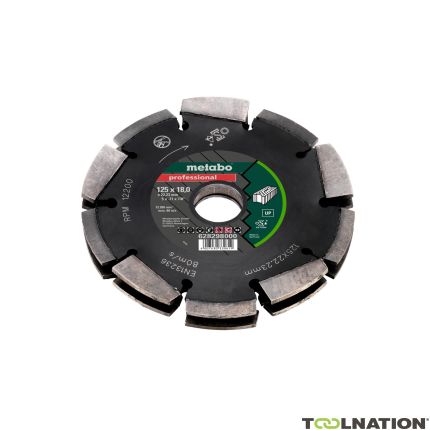 Metabo 628298000 DIA-FS2 Professional UP Lama diamantata universale 125x18x22,23 mm - 1