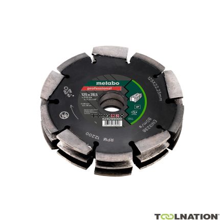 Metabo 628299000 DIA-FS3 Professional UP Lama diamantata universale 125x28,5x22,23 mm - 1