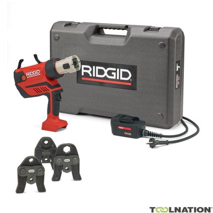 Ridgid 67143 RP350-C Kit Standard 12 - 108 mm set base Pinze per pressatura 230V + 3 ganasce TH 16-20-26 - 1