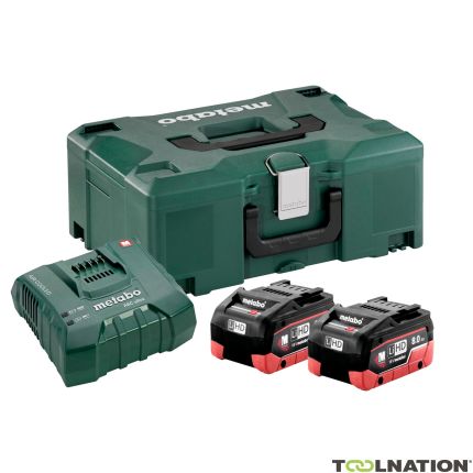 Metabo 685131000 Batteria 2 x 18V LiHD 8.0Ah + 1 x caricatore ASC ultra - 1