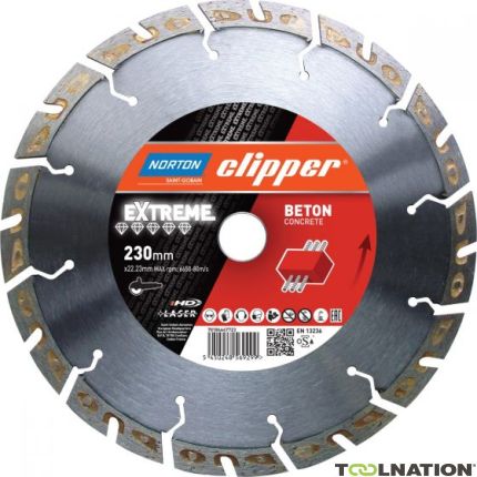 Clipper 70184601693 Extreme Concrete Lama diamantata 800 x 25,4 mm - 1