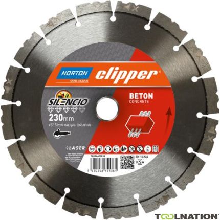 Clipper 70184603274 Pro Beton Silencio Lama diamantata 350 x 25,4 mm - 1