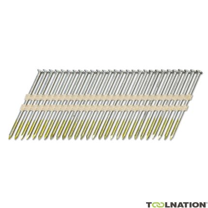 Hitachi 705599 Chiodi a testa tonda lisci rivestiti di fuoco 3,1x90 mm 2200 pezzi - 1