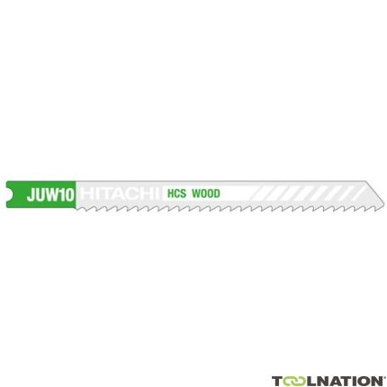 HiKOKI 750024 JUW10 lama per seghetto alternativo per legno 91,5/70,0 x 7,2 x 1,25 mm 5 pezzi - 1