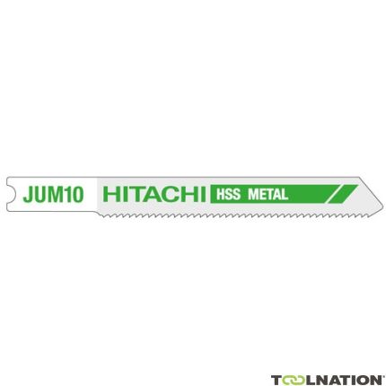 HiKOKI 750026 Lama per seghetto alternativo JUM10 per metallo 70,0/50,0 x 7,5 x 0,8 5 pezzi - 1