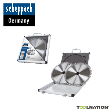 Scheppach 7901200716 Set di lame HM 2 pezzi 315 x 30/25,4 x 2,8 mm 24T e 48T - 1