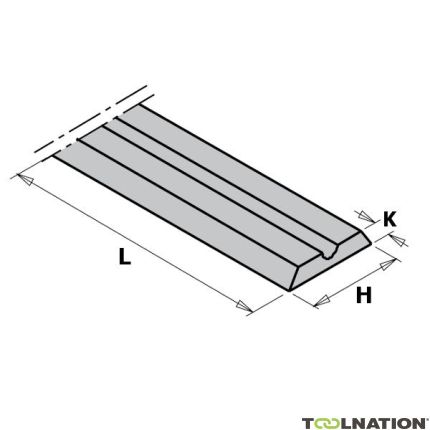 CMT 790.560.00PP Lama WPL per pialla manuale 56x5,5x1,1 (2 pezzi) - 1