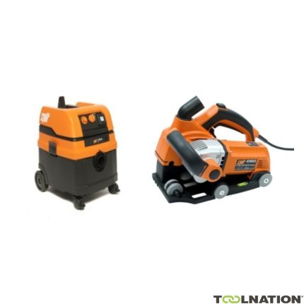 Spit 811223B D60 Wall Router 1600 Watt + AC1625 hoover + 2 lame diamantate - 3