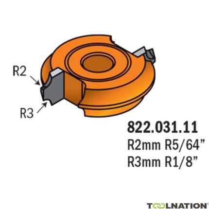 CMT 822.032.11 Fresa a disco a raggio 34x8,7 F=Ø8 - 1