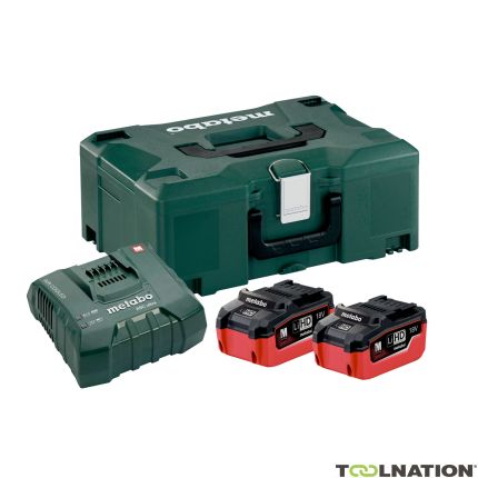 Metabo 685077000 Batteria 2 x 18V LiHD 5,5Ah + 1 x caricatore ASC Ultra V in Metaloc - 1