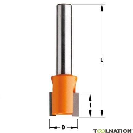 CMT 702.140.11 14 mm Fresa per bordare e ribattere con gambo a testa smussata aperta 6 mm - 1