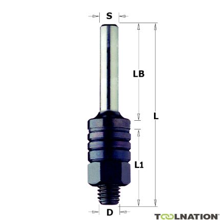 CMT 924.080.00 Mandrino senza albero portante 8 mm - 1