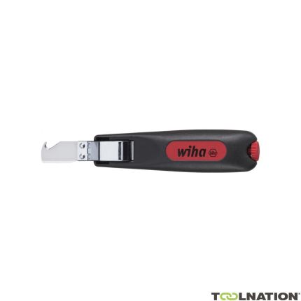 Wiha Z72000406SB Attrezzo per lo smontaggio con coltello di trascinamento autocurvante per cavo tondo 4 - 28, 165 mm - 1