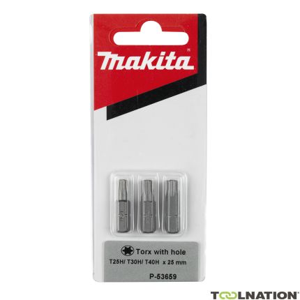 Makita P-53659 Set di 3 pezzi per viti Torx - 1