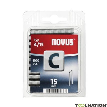 Novus 042-0390 C 4/15 punti metallici 15 mm 1100 pz. - 1