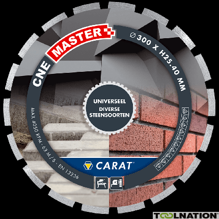 Carat CNEM370500 disco diamantato UNIVERSEEL CNE MASTER 370x30,0MM - 1