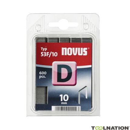 Novus 042-0376 D 53F/10 punti metallici 10 mm 600 pz. - 1