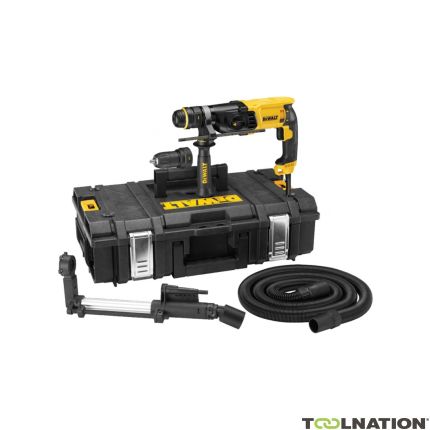 DeWalt D25135K-QS - D25134K-QS Martello combinato SDS-Plus 800W + kit di aspirazione D25301D-XJ - 1