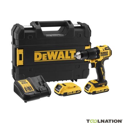 DeWalt DCD709L2T-QW Trapano a percussione a batteria 18V 3,0Ah Li-Ion con custodia TSTAK - 1