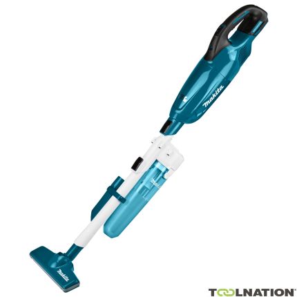 Makita DCL280FZC aspirapolvere a batteria blu 18V senza batterie e caricabatterie con raccoglitore di polvere a ciclone - 1