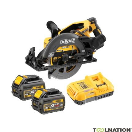 DeWalt DCS577T2-QW XR FlexVolt 54 Volt 6,0Ah Li-Ion Sega circolare 190 mm - 2